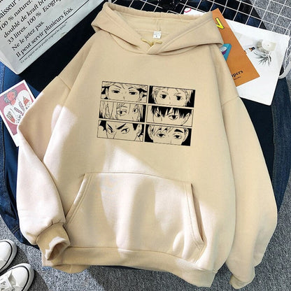 Charming Anime Pullover Hoodie for Everyday Wear