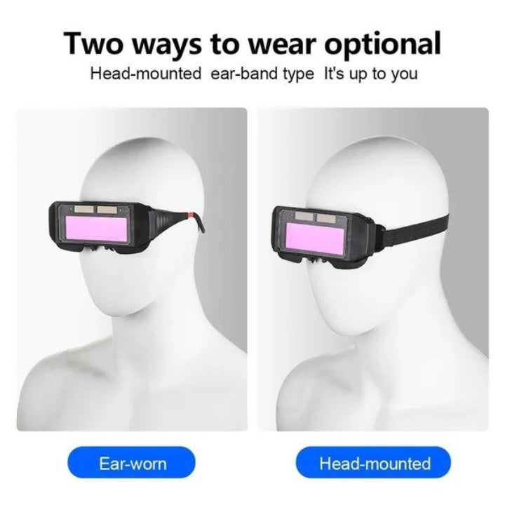 Smart Auto-Dimming Welding Glasses for Clear Vision