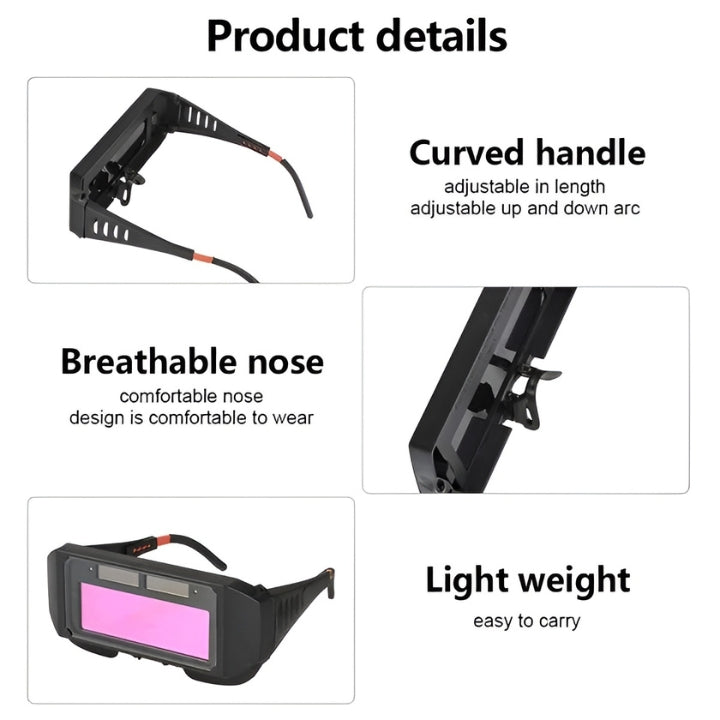 Smart Auto-Dimming Welding Glasses for Clear Vision