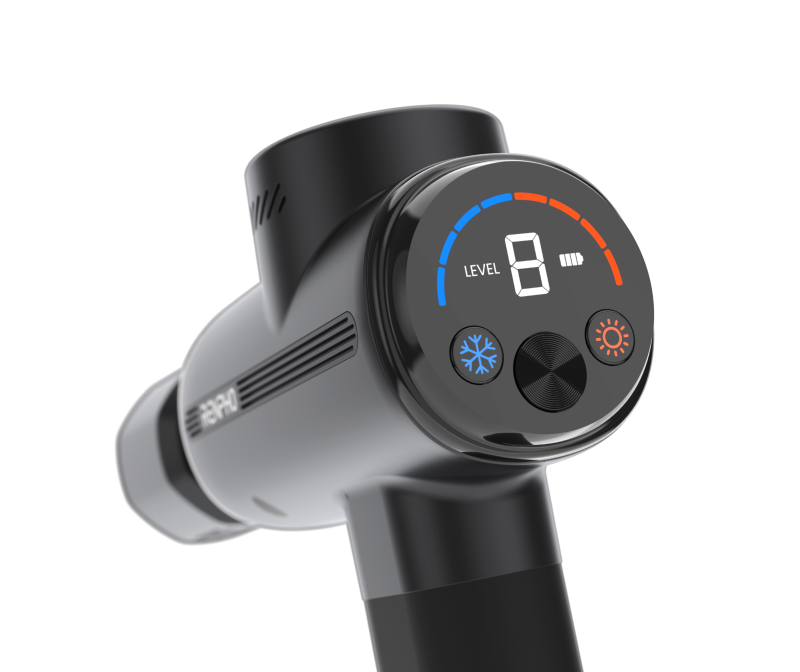 Muscle Relaxation Gun | 8 Heat Settings and User-Friendly Display