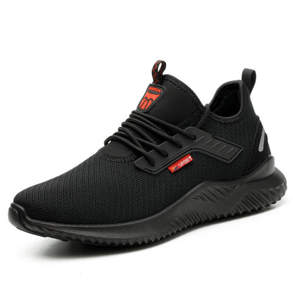 Breathable Sneakers with Anti-Smashing Safety Features
