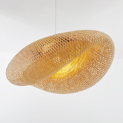 Natural Bamboo Pendant Light for Cozy Ambiance