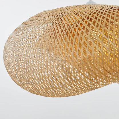 Natural Bamboo Pendant Light for Cozy Ambiance