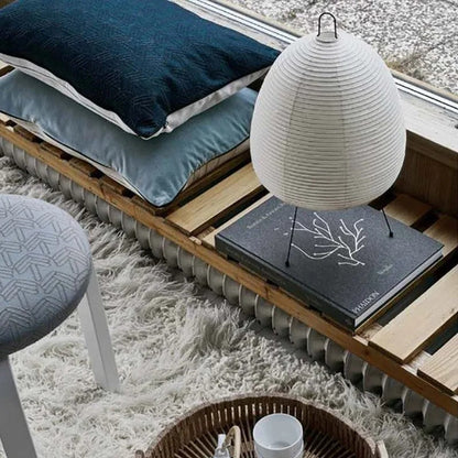 Elegant Tripod Rice Paper Table Lamp for Cozy Ambiance