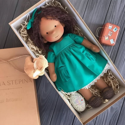 Handcrafted Cotton Doll for Comforting and Creative Play