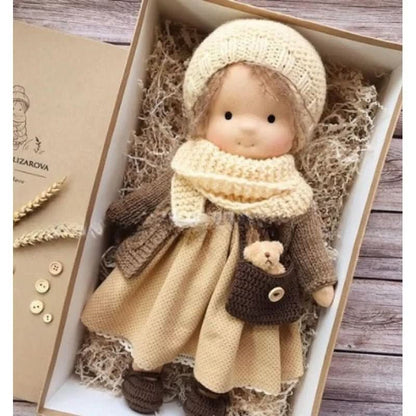 Handcrafted Cotton Doll for Comforting and Creative Play