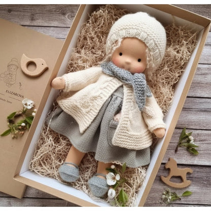 Handcrafted Cotton Doll for Comforting and Creative Play