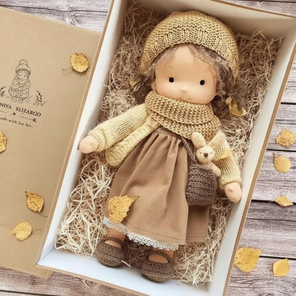 Handcrafted Cotton Doll for Comforting and Creative Play