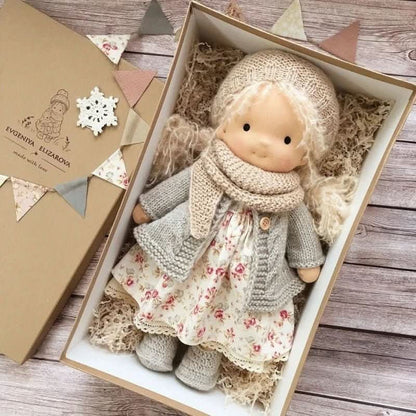 Handcrafted Cotton Doll for Comforting and Creative Play