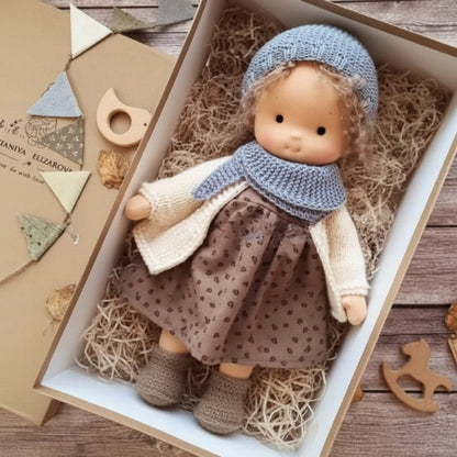 Handcrafted Cotton Doll for Comforting and Creative Play