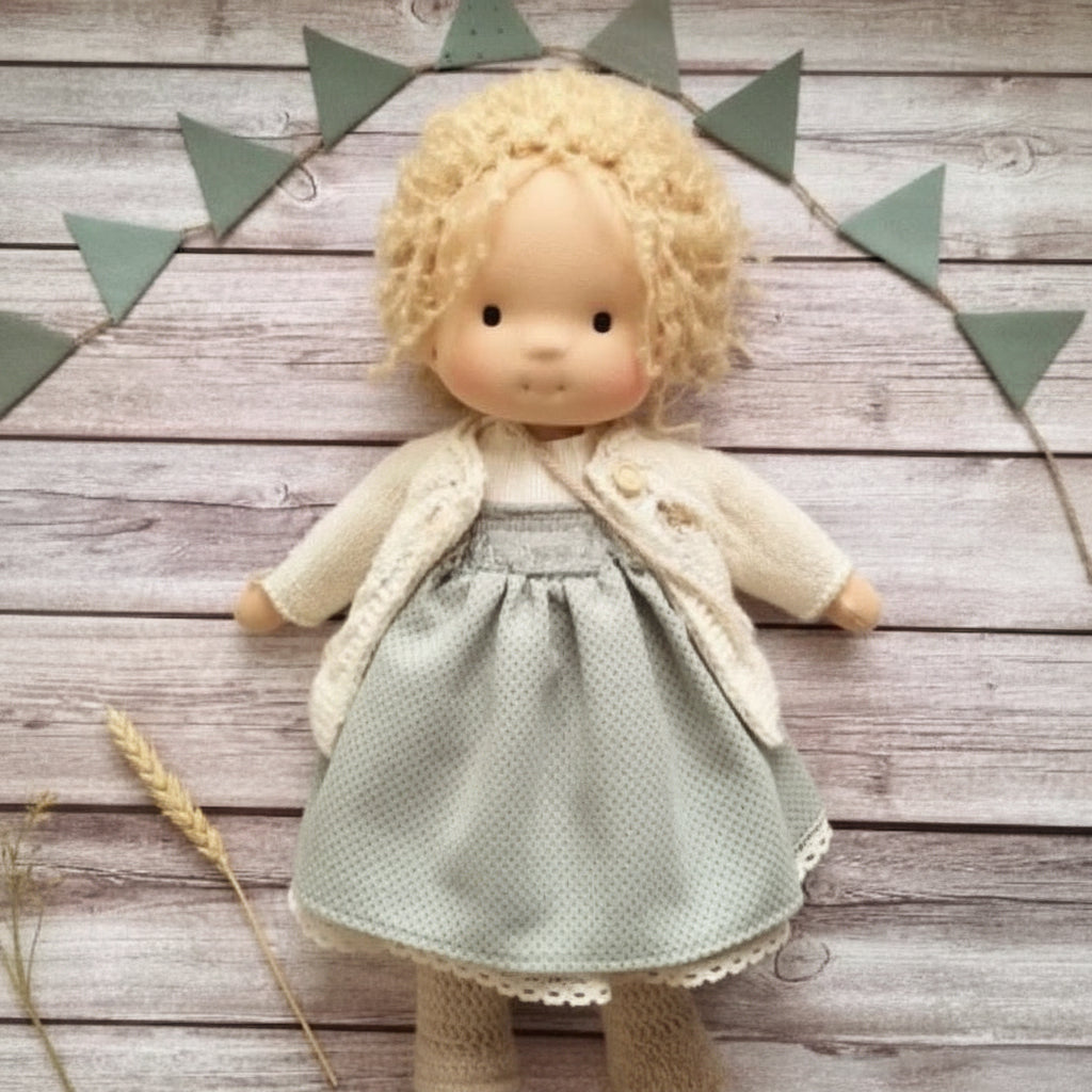 Handcrafted Cotton Doll for Comforting and Creative Play
