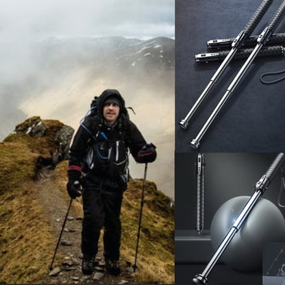 Self-Adjusting Ergonomic Walking Stick