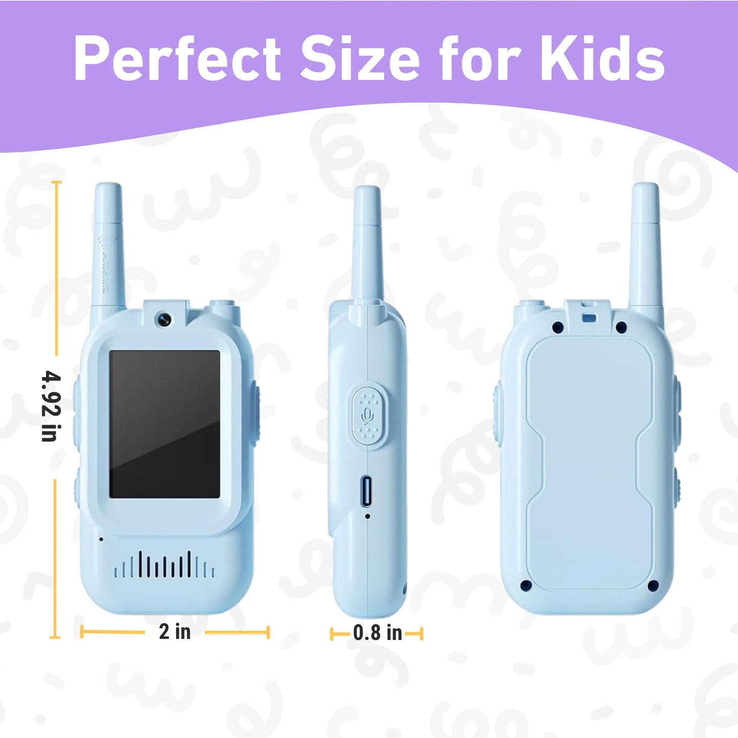 VisionTalk: Rechargeable Video Communicator for Kids
