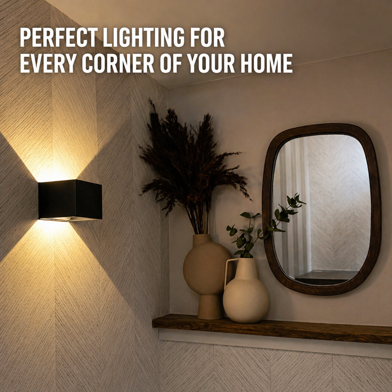 Wireless Wall Light | Motion Sensor with Adjustable Angle | LumaGlow