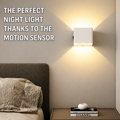 Wireless Wall Light | Motion Sensor with Adjustable Angle | LumaGlow