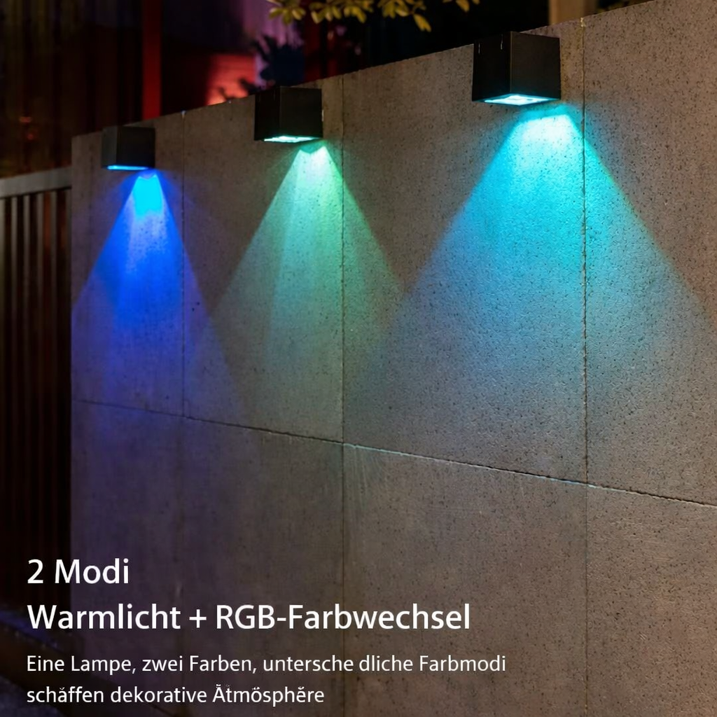 Elegant Solar Wall Light | Eco-Friendly Outdoor Illumination