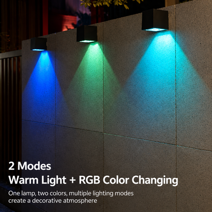 Elegant Solar Wall Light | Eco-Friendly Outdoor Illumination