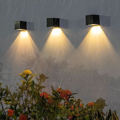 Elegant Solar Wall Light | Eco-Friendly Outdoor Illumination