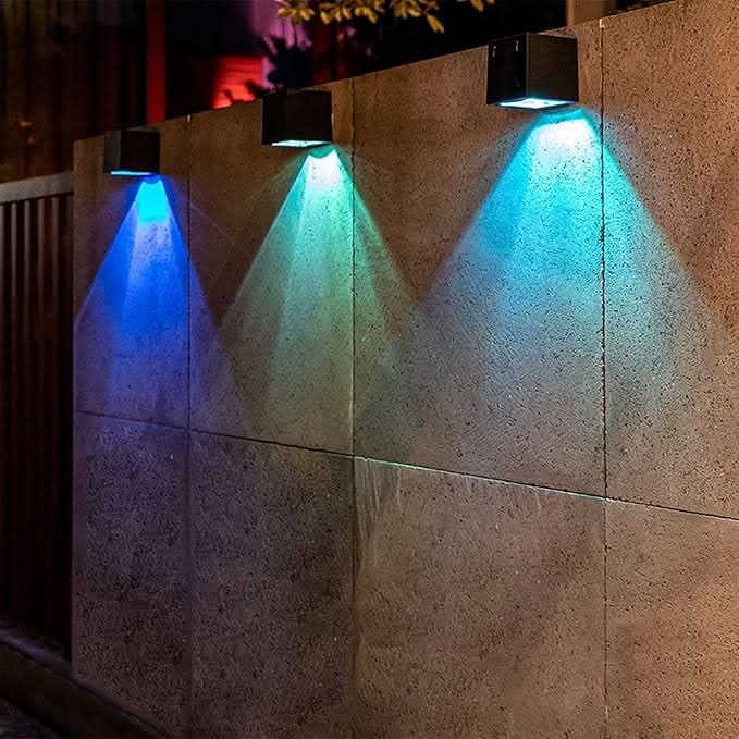 Elegant Solar Wall Light | Eco-Friendly Outdoor Illumination