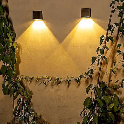 Elegant Solar Wall Light | Eco-Friendly Outdoor Illumination