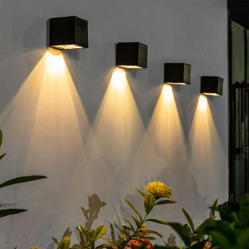 Elegant Solar Wall Light | Eco-Friendly Outdoor Illumination