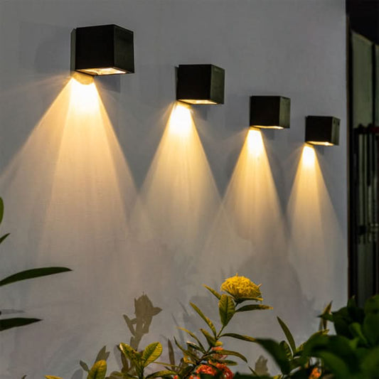 Elegant Solar Wall Light | Eco-Friendly Outdoor Illumination
