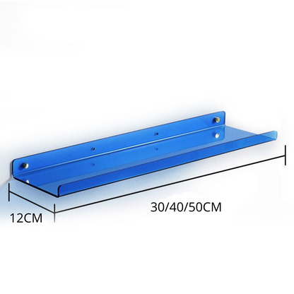 Industrial Wall Shelf with Floating Design and Stylish Features