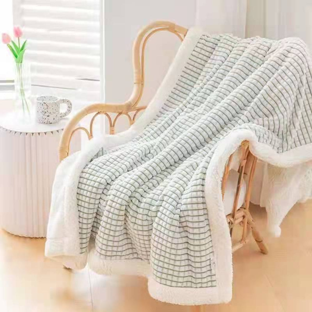 Luxurious Soft Waffle Fleece Blanket for All Seasons