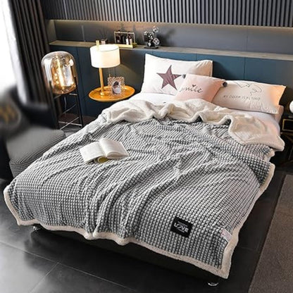 Luxurious Soft Waffle Fleece Blanket for All Seasons