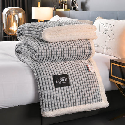 Luxurious Soft Waffle Fleece Blanket for All Seasons