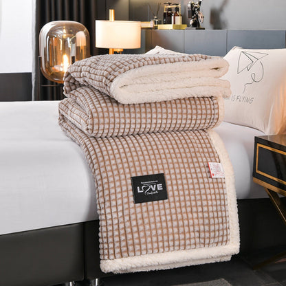Luxurious Soft Waffle Fleece Blanket for All Seasons