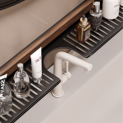 Wall-Mounted Bathroom Organizer | Suction Cup Storage Solution