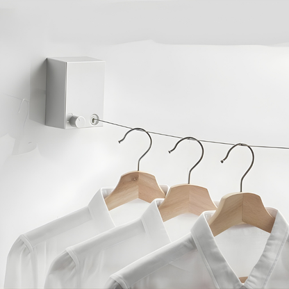 Retractable Wall-Mounted Drying Line | Compact & Durable