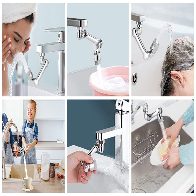 Revolutionary Faucet Enhancer | 1080° Rotation | Dual Flow Modes