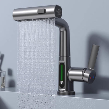 Revolutionary 360° Swivel Kitchen Faucet with LED Temp Display