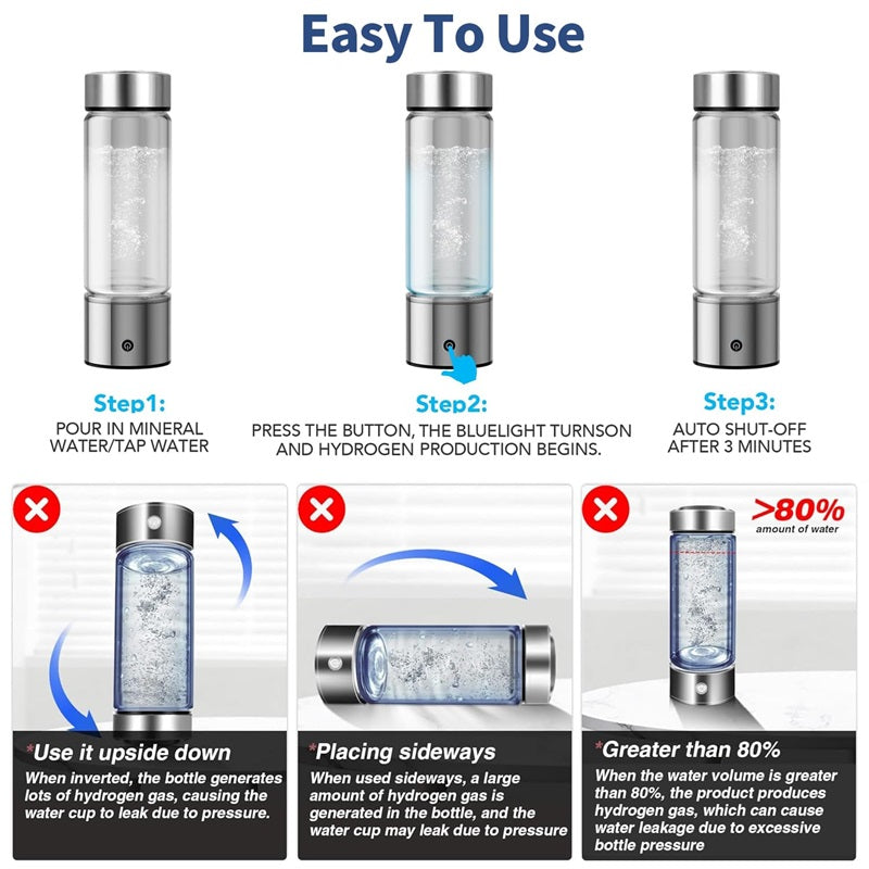 Hydro Pro Water Bottle with Generator Function