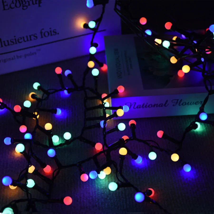 Waterproof LED Light String with Sparkling Effect