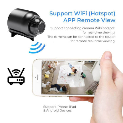 High-Definition Compact Camera Featuring Remote Access and Wide-Angle Lens
