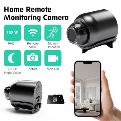 High-Definition Compact Camera Featuring Remote Access and Wide-Angle Lens