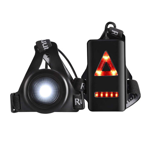Safety Warning Lamp with Rechargeable LED Chest Light