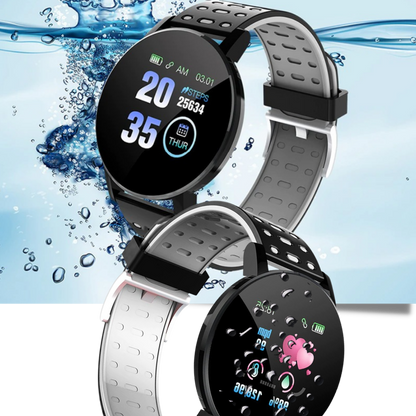 All-Weather Fitness Tracker Smartwatch with Health Monitoring