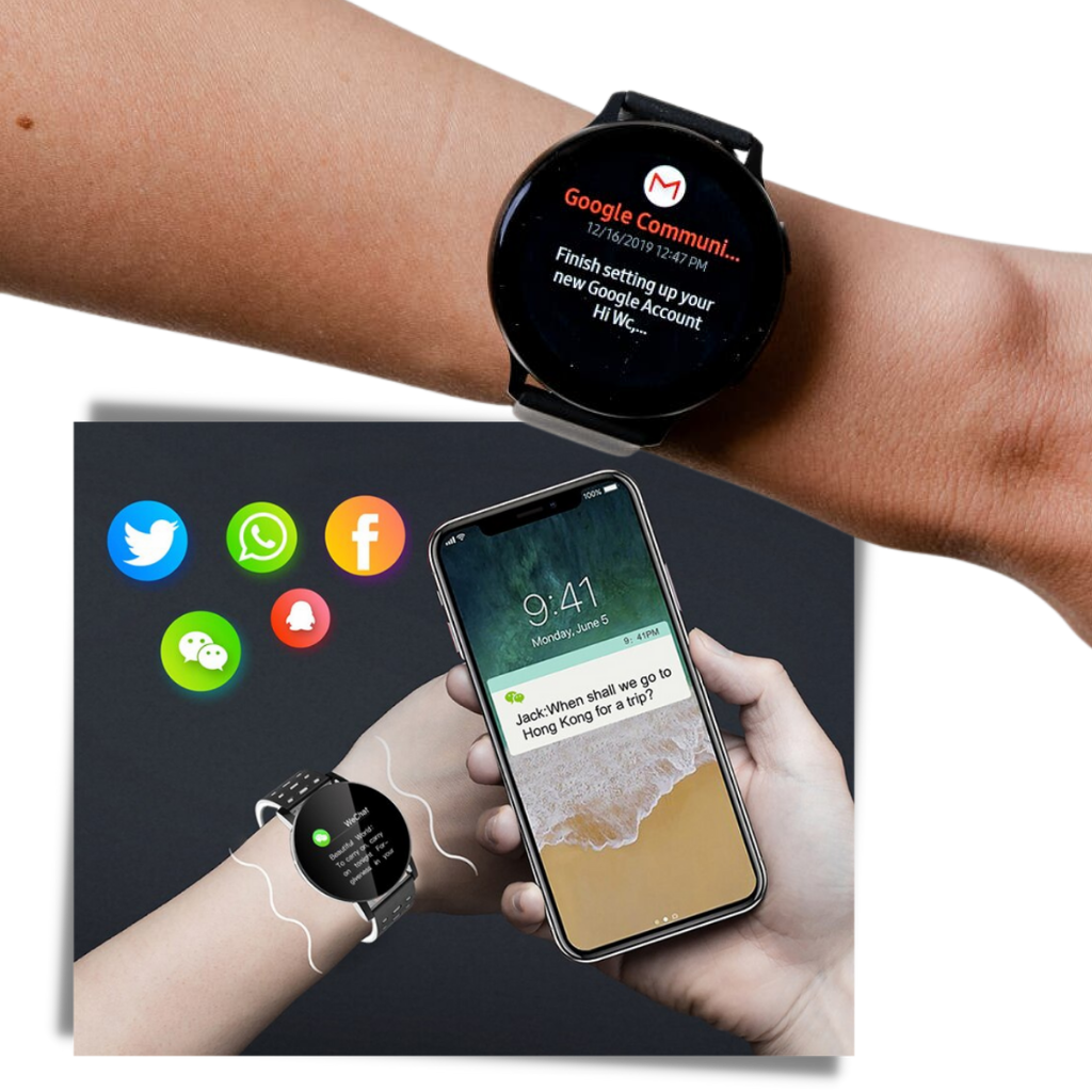 All-Weather Fitness Tracker Smartwatch with Health Monitoring
