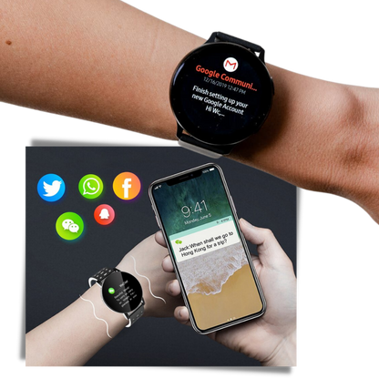 All-Weather Fitness Tracker Smartwatch with Health Monitoring