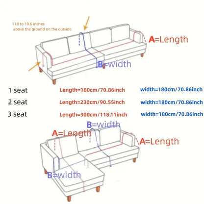 Chic Chenille Sofa Protectors with Elegant Design
