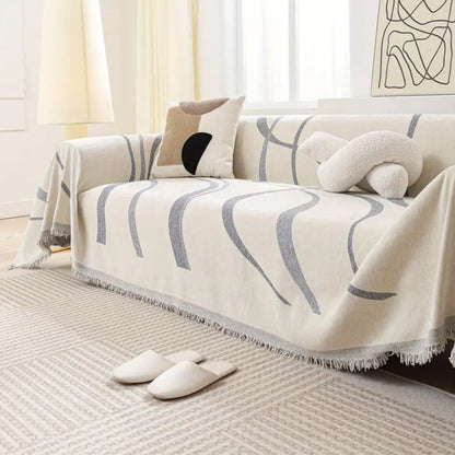Chic Chenille Sofa Protectors with Elegant Design