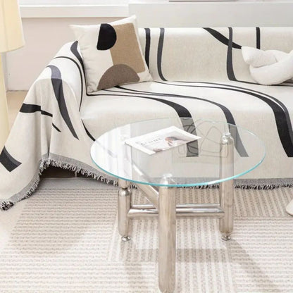 Chic Chenille Sofa Protectors with Elegant Design