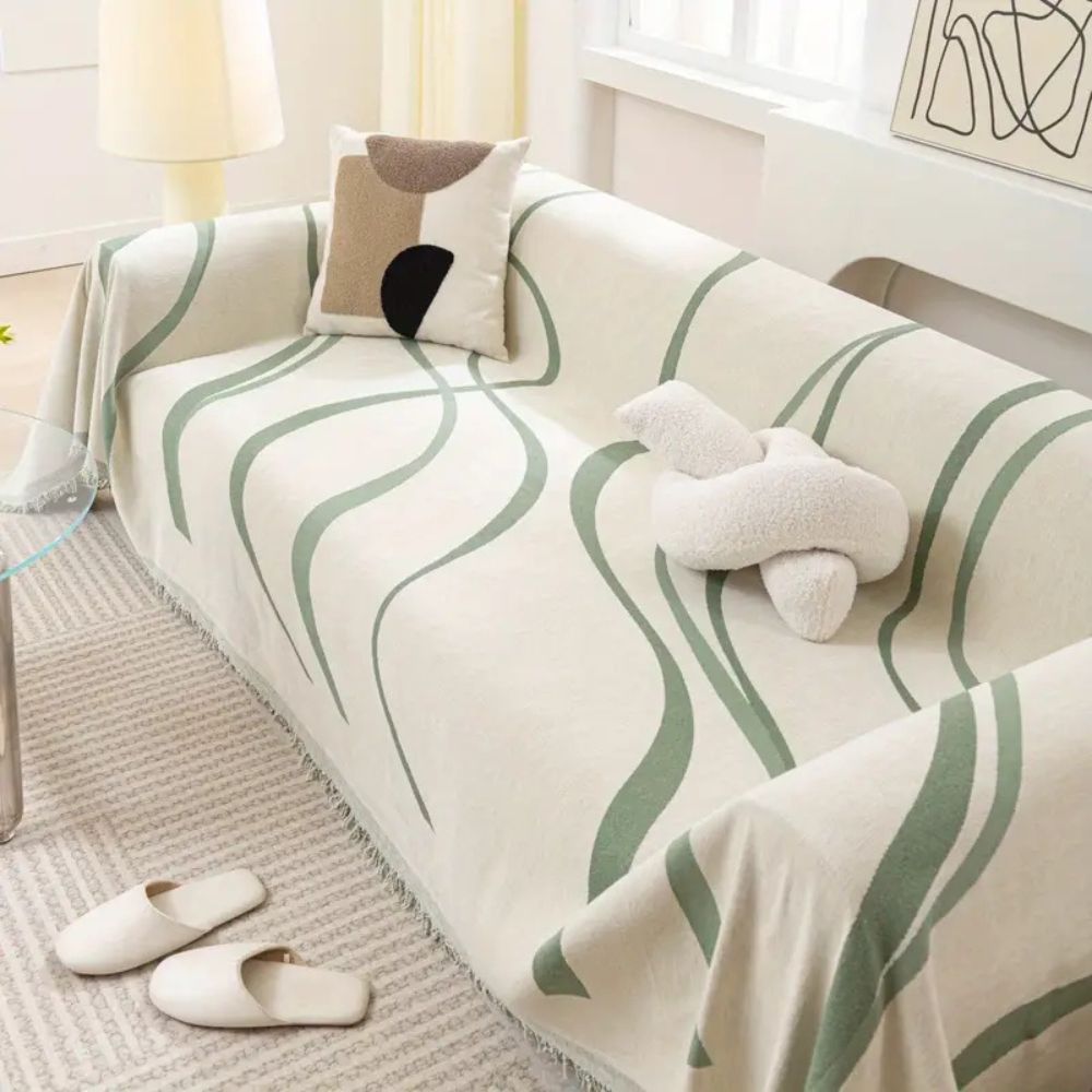 Chic Chenille Sofa Protectors with Elegant Design