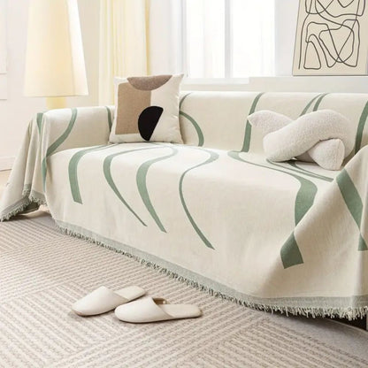 Chic Chenille Sofa Protectors with Elegant Design