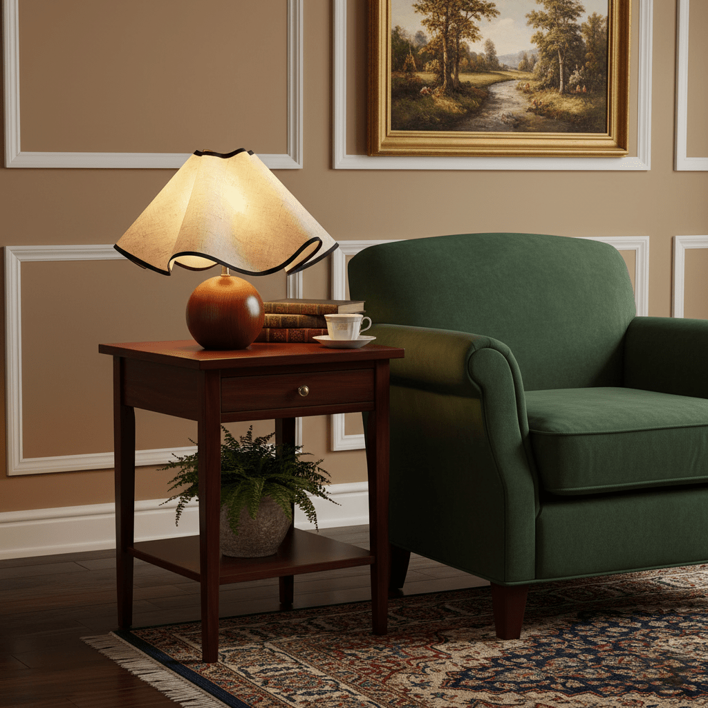 Sculpted Table Lamps in Modern Design with 3-Level Dimming