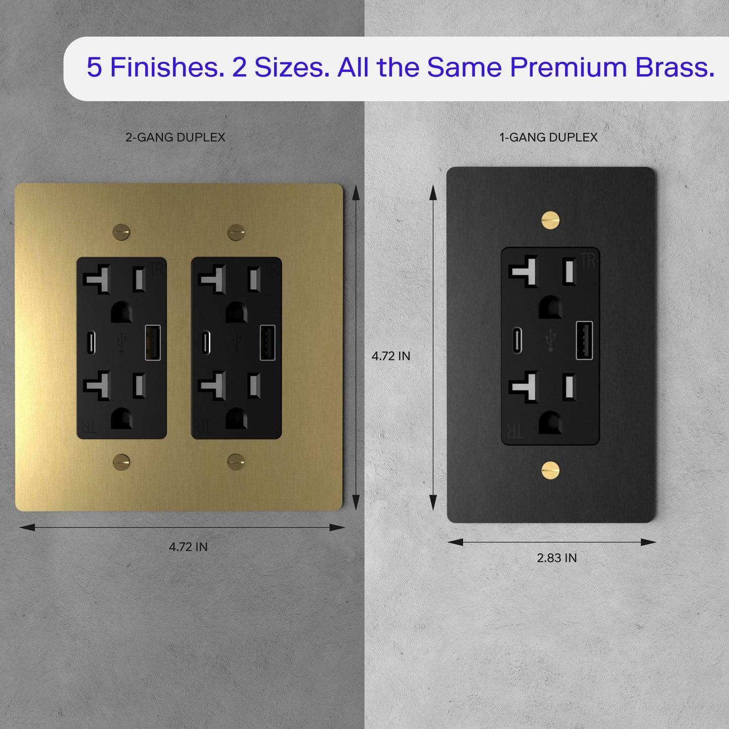 Brass Power Connection